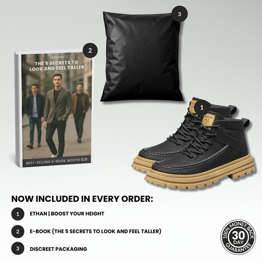 Ethan | Boost your height (+1.5” +2.4” +3.1”)