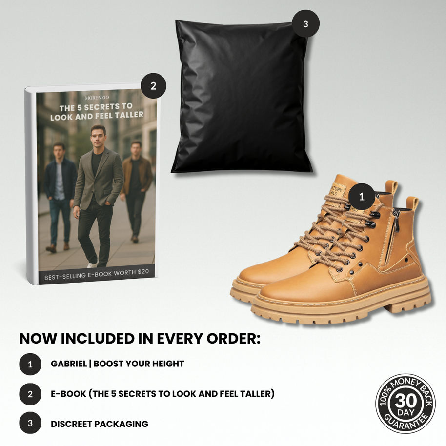 Gabriel | Boost your height (+1.5” +2.4” +3.1”)