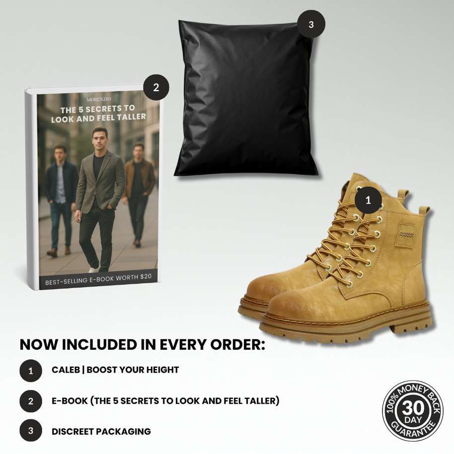 Caleb | Boost your height (+2.4” +3.1” +3.9”)