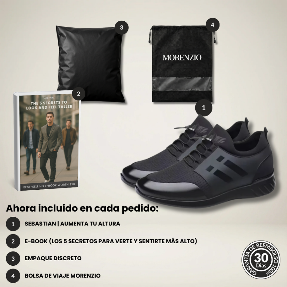 Sebastian | Aumenta tu altura (+6 cm +8 cm)